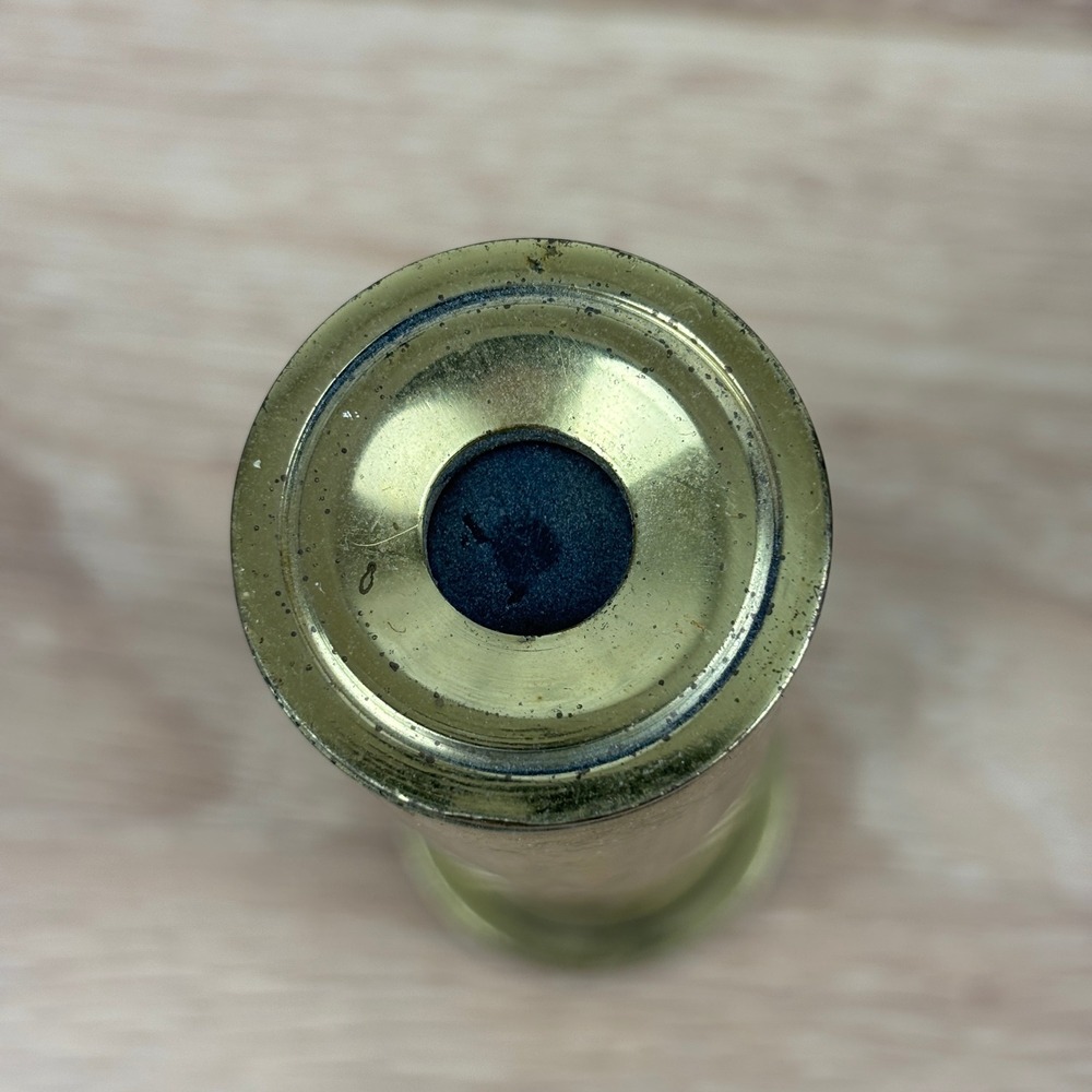Vintage Brass Kaleidoscope Engraved WSB Monogrammed Gold Tone Optical Toy - Picture 4 of 6